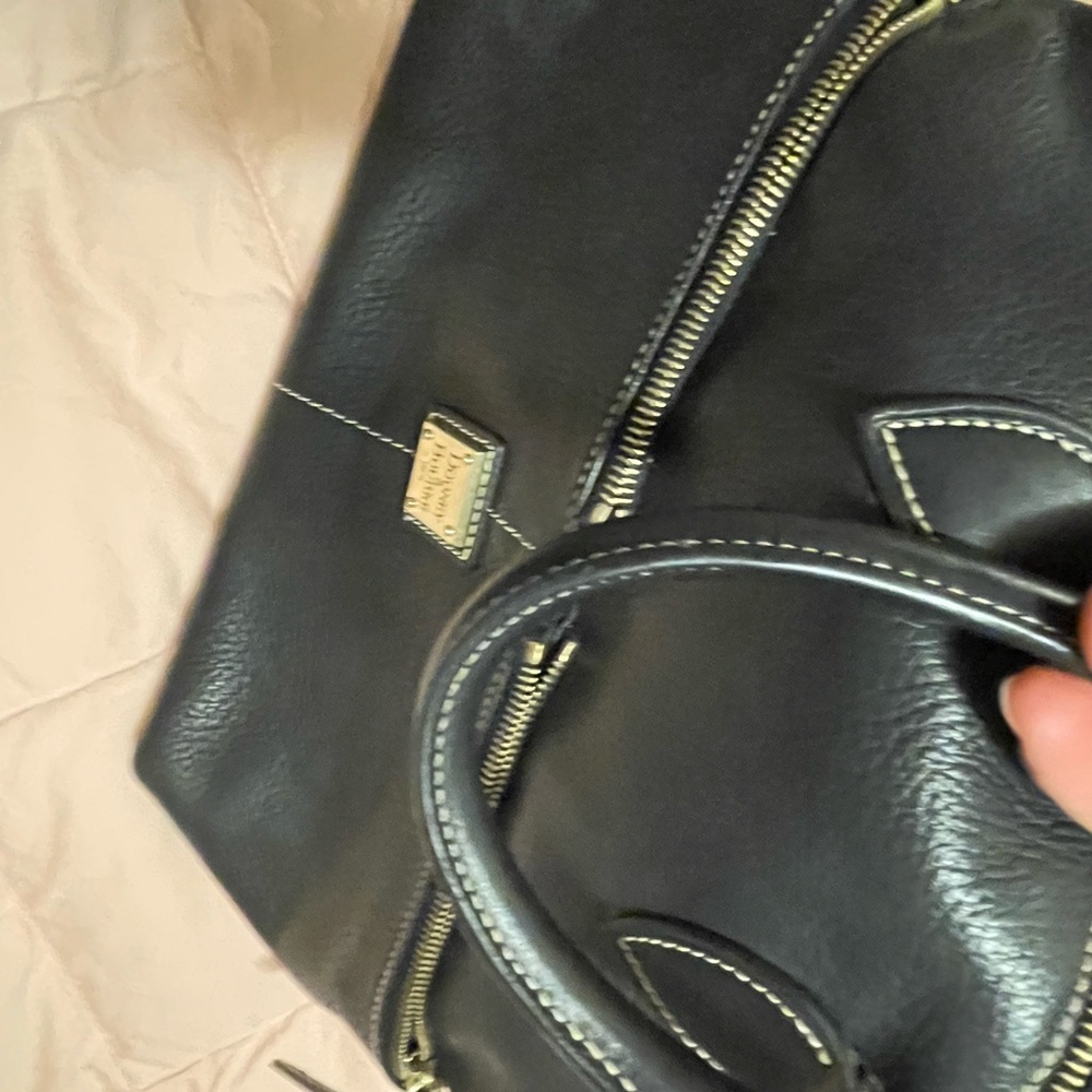 Dooney Black Leather Women's Sachel Bag